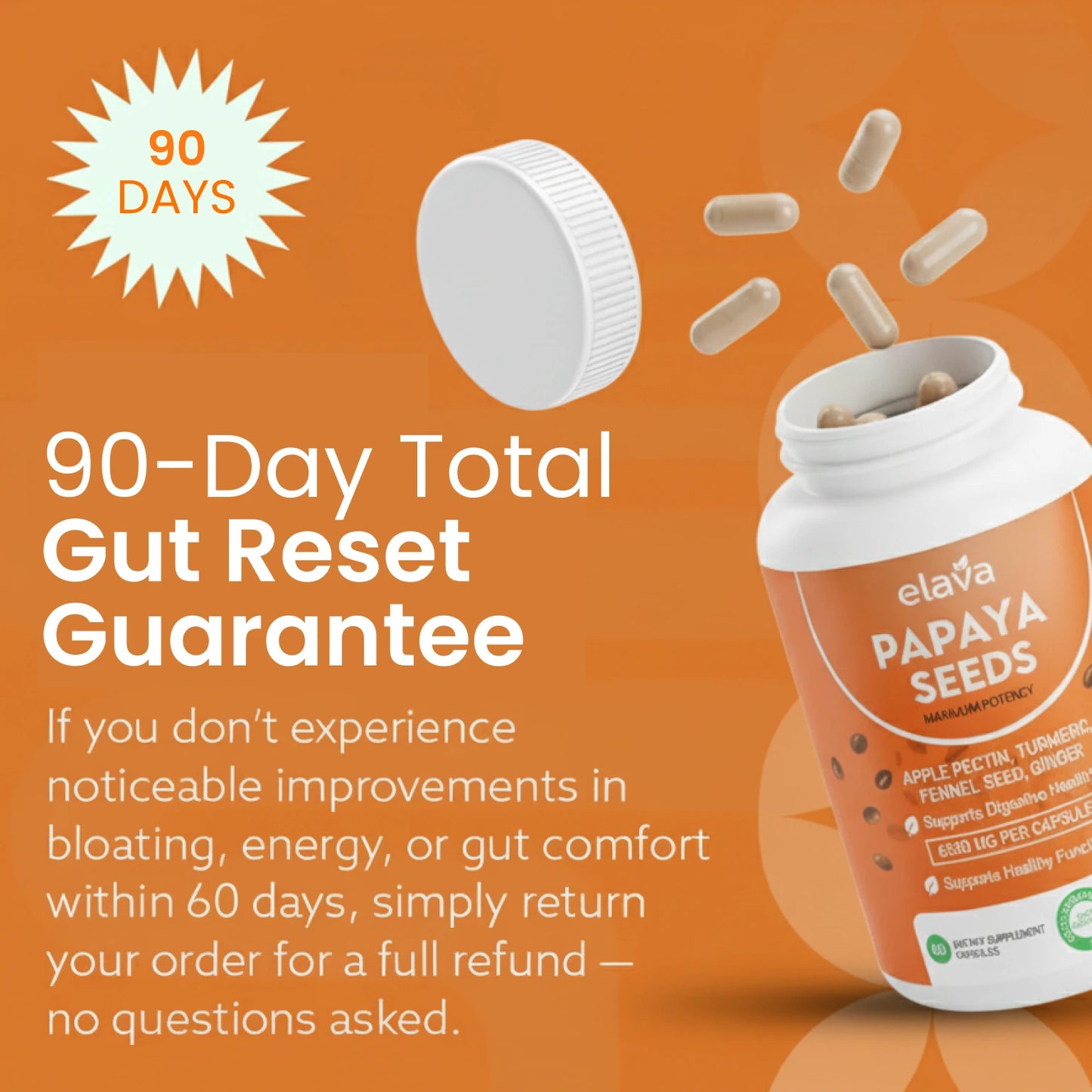 Elava™ Papaya Seeds Supplement