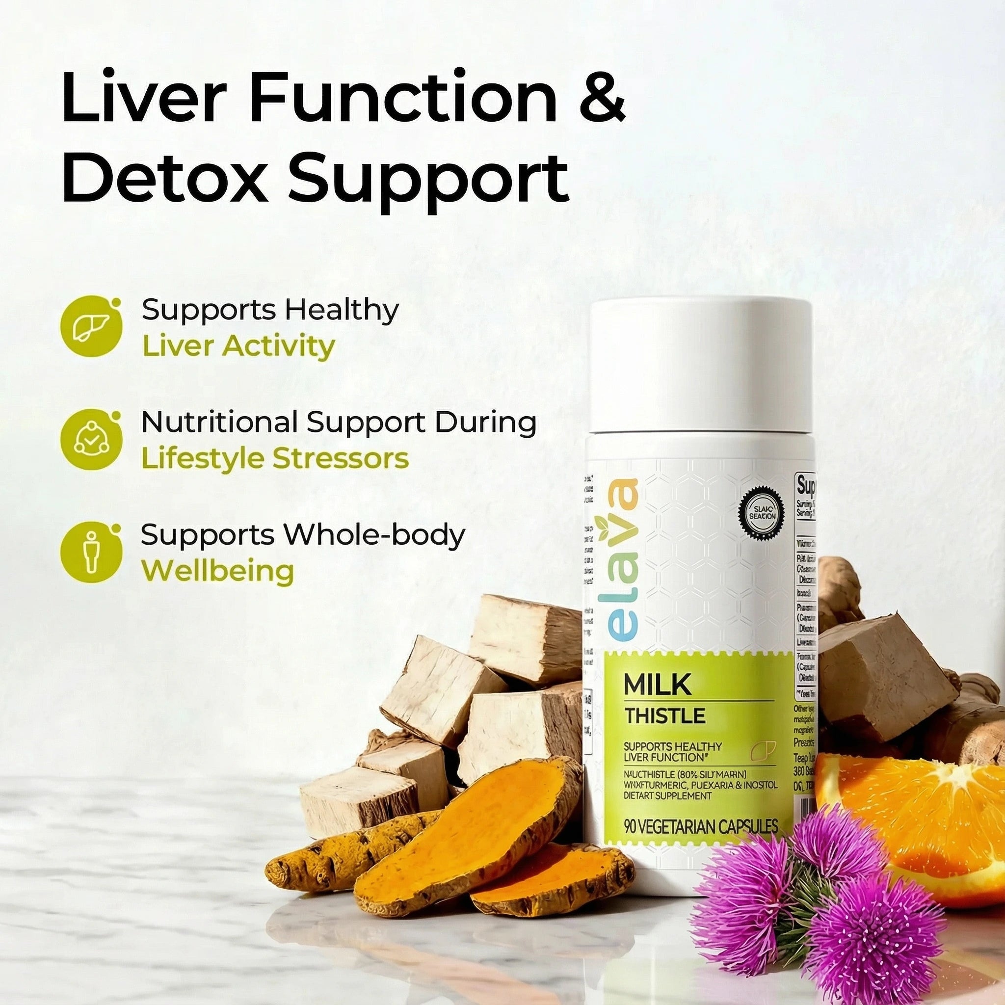 Elava™ Milk Thistle - The Complete Detox Formula