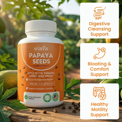 Elava™ Papaya Seeds Supplement